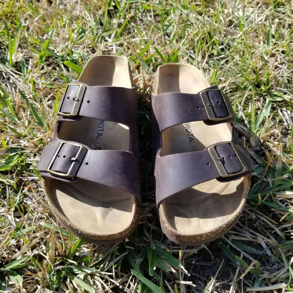 Protalus Cascade Brown Leather Recovery Comfort Sandal EU 39 (US 8-8.5)